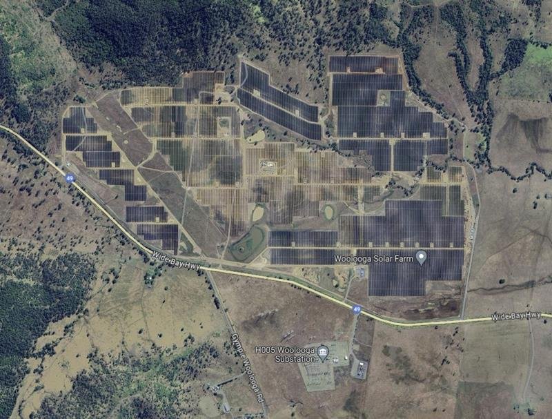 Woolooga Solarfarm Google Maps